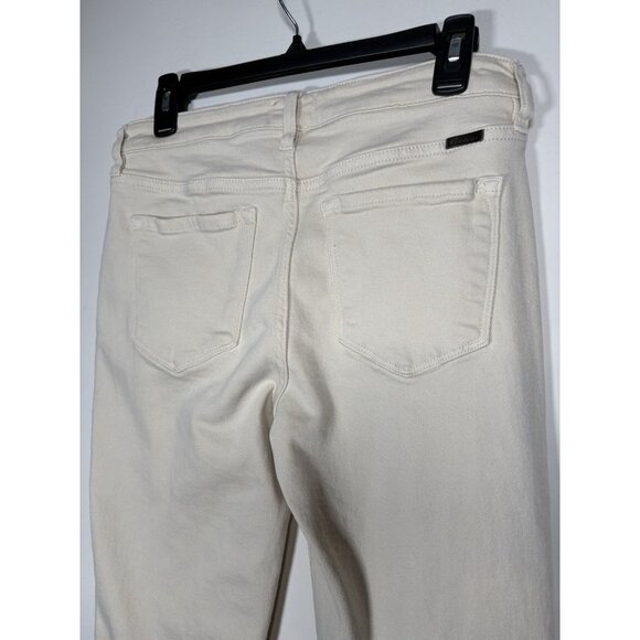 KANCAN Off White Jeans Chic Cream Skinny Size 9 - Picture 5 of 11
